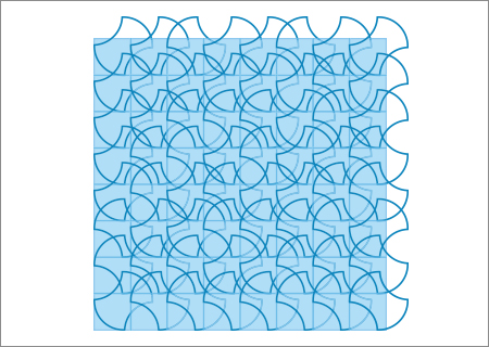 Muster Variation (2×2)×1 WILDWASSER