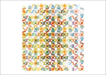 Muster Variation (3×3)×1 MEXICAN DREAMS