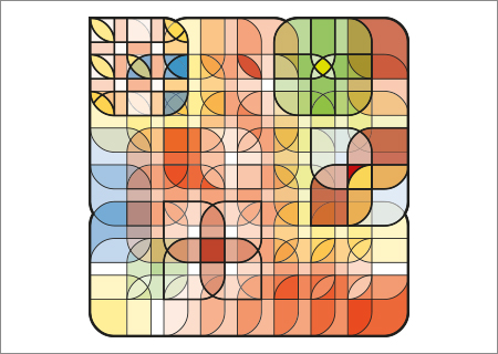 Muster Variation (2×2)×1 KIRCHENFENSTER