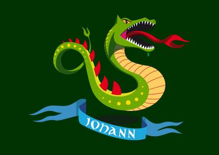 Zeichnung Johanns Drache