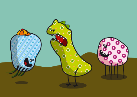 Zeichnung Mustermonster