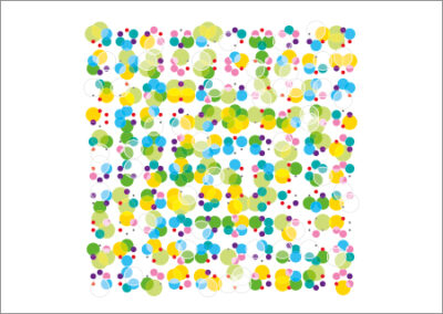 Muster Permutation 9×6 Kollektion Kreis