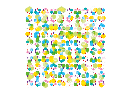 Muster Permutation 9×6 Kollektion Kreis